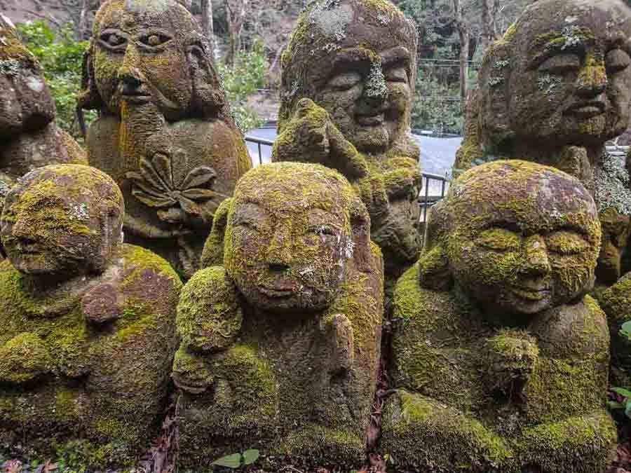 The rakan Buddhist statues are all unique. Photo source: James Saunders-Wyndham